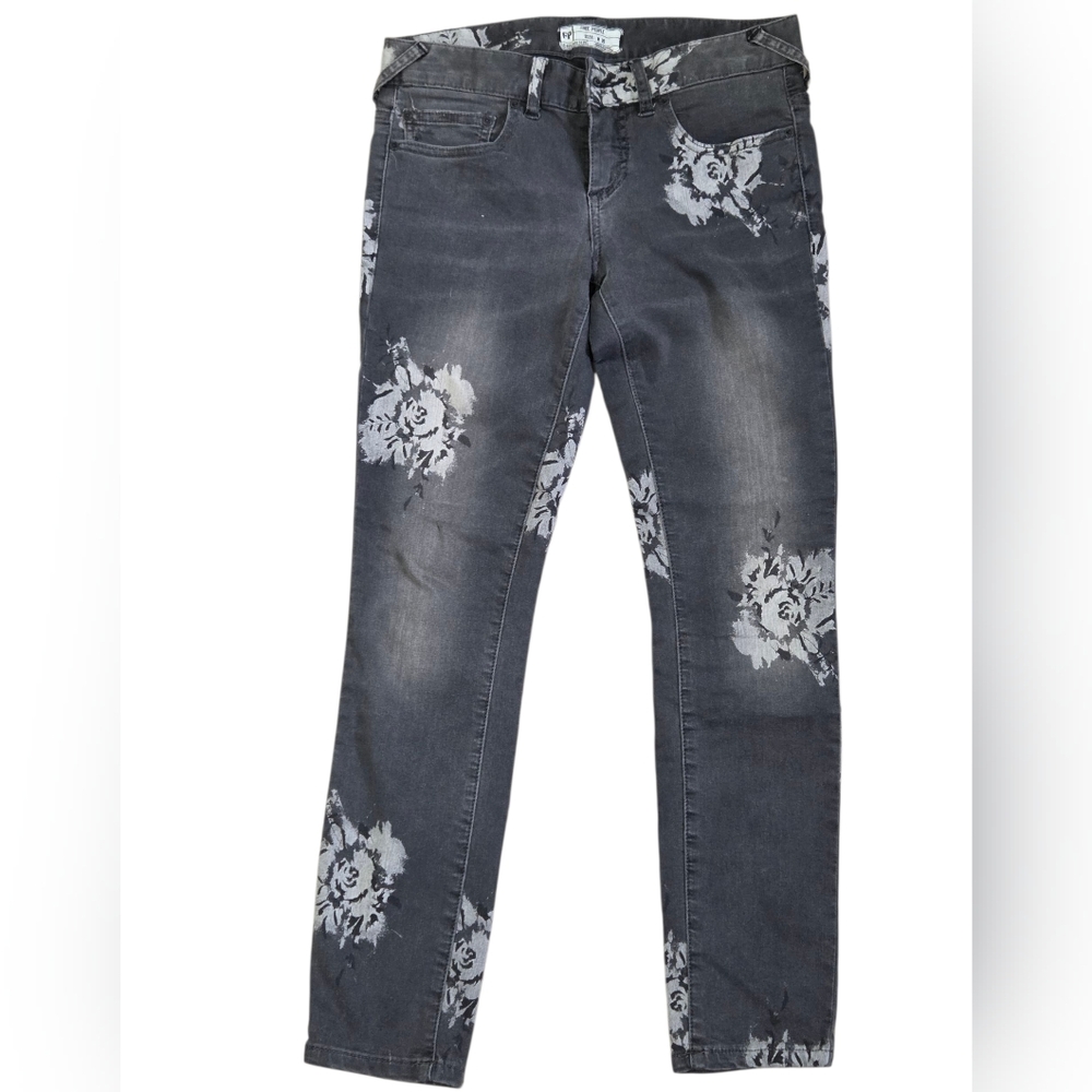 Free People Women's Charcoal Ankle Jeans